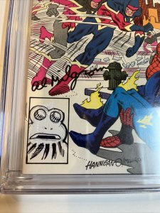 Marvel Team-Up (1982) # 121 CGC 9.8 SS)  Signed Sketch (Frog-Man) Al Milgrom