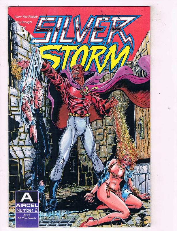 Silver Storm #2 Aircel Comic Book 1990 Cat & Mouse HH1