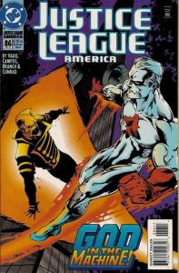 Justice League America #86 VF ; DC | Dan Vado Captain Atom the Ray
