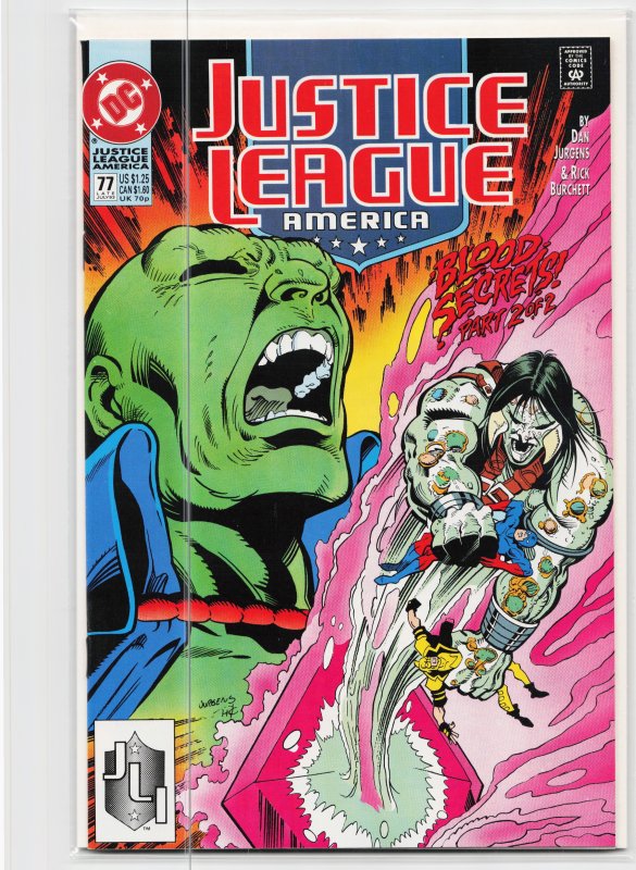 Justice League America #77 (1993) Martian Manhunter