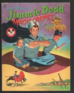 Walt Disney's Jimmy Dodd Magic Carpet Coloring Book #1170 1957-Mickey Mouse C...
