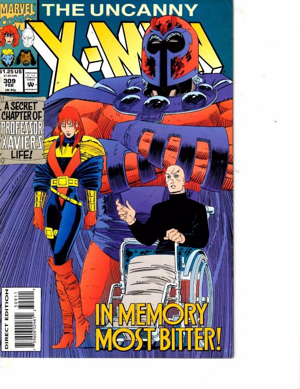 Lot Of 2 Marvel Comic Books Uncanny X-Men #309 and Storm #2 ON3