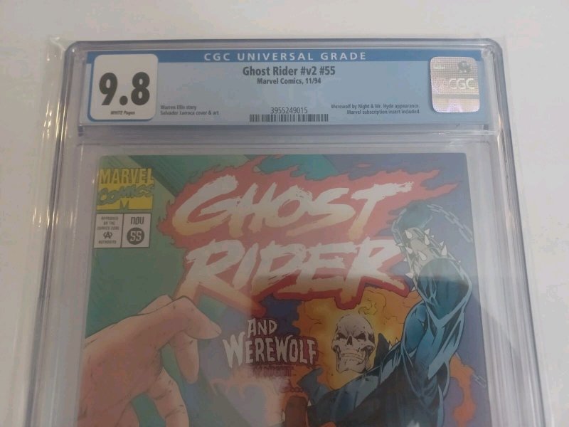 Ghost Rider #55 - Werewolf By Night - 1994 - CGC 9.8