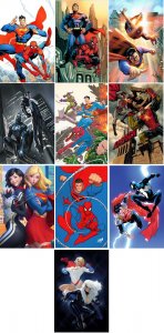 (2026) DC/MARVEL SUPERMAN/SPIDERMAN #1 VARIANT COVER SET OF 26! IN STOCK 3/25/26