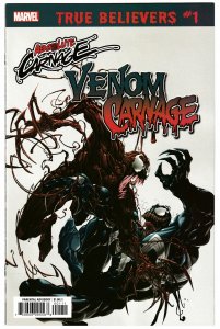 True Believers Absolute Carnage Venom vs Carnage #1 (Marvel, 2019) NM