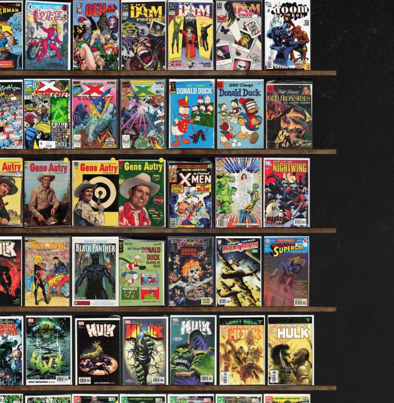 Huge Lot 230+ Comics with Incredible Hulk, Donald Duck & More!