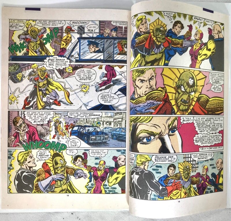 CAPTAIN AMERICA Comic # 338 — John Walker as Cap D-Man — 1988 Marvel Very Fine 