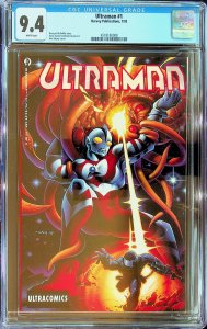 Ultraman #1 Newsstand Edition (1993) - CGC 9.4 - Cert#4518180008