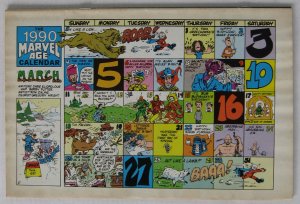 Marvel Age #87 (Apr 1990, Marvel), VG (4.0), 5 page preview of new Ghost Rider