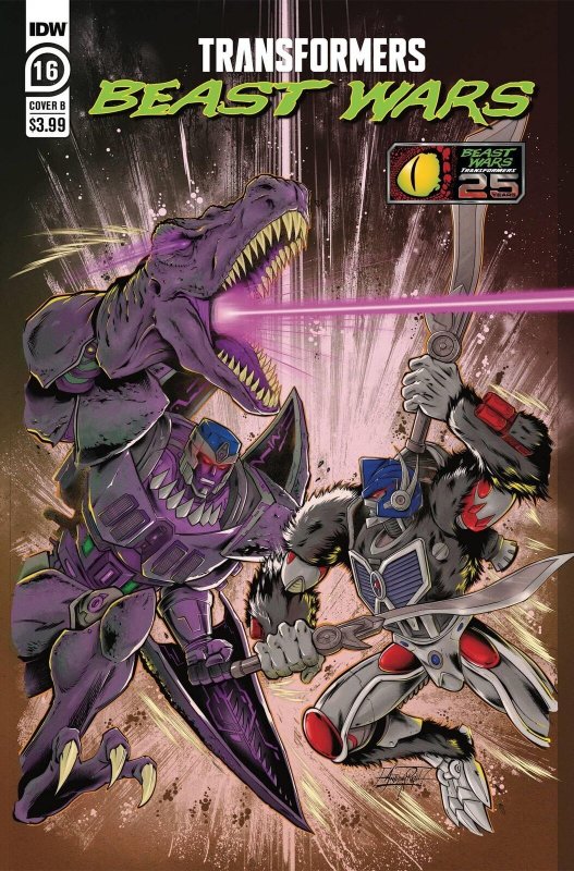Transformers Beast Wars #16 Cvr B Pugh Idw Publishing Comic Book 
