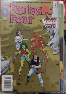 Fantastic Four  # 394  1994  MARVEL newstand variant marvel action hour preview