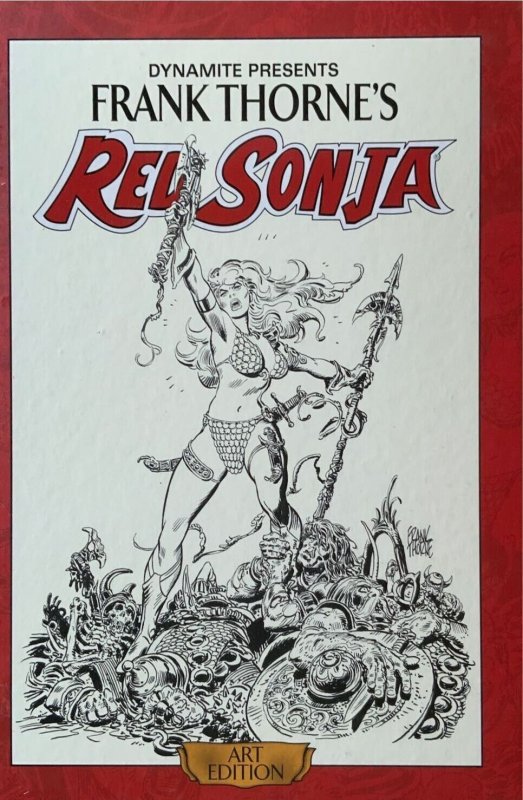 Frank Thorne’s Red Sonja Art Edition Volume 1 signed by Frank Thorne IDW NEW.