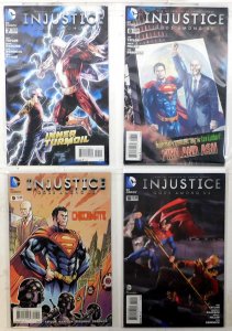 Injustice: Gods Among Us Lot 4 #7, 8, 9, 10 2013 DC Superman Shazam Comics