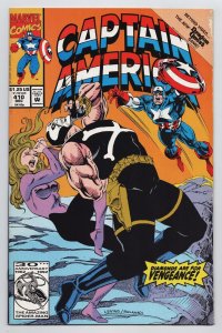 Captain America #410 Diamondback | Crossbones (Marvel, 1992) VG 