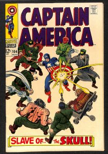 Captain America #104 FN/VF 7.0 Marvel Comics