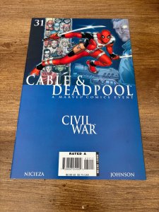 Cable & Deadpool # 31 NM- Marvel Comic Book Civil War 6 J389