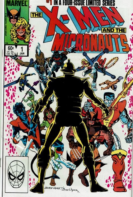 X-Men & Micronauts #1-4, 9.0 or Better