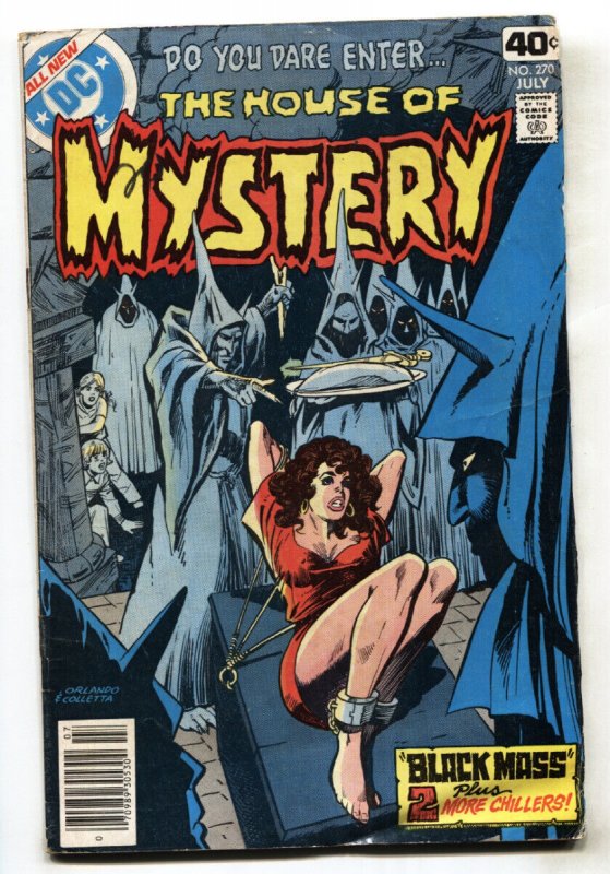 House Of Mystery 270 Dc Comics Bondage Horror Comic Book Comic