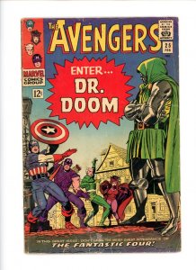 Avengers #25  1966  VG  Dr. Doom!