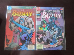 Batman Knight Fall Set - VF+ Average - 1993