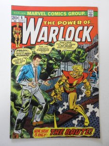 Warlock #6 (1973) VG+ Condition moisture stain