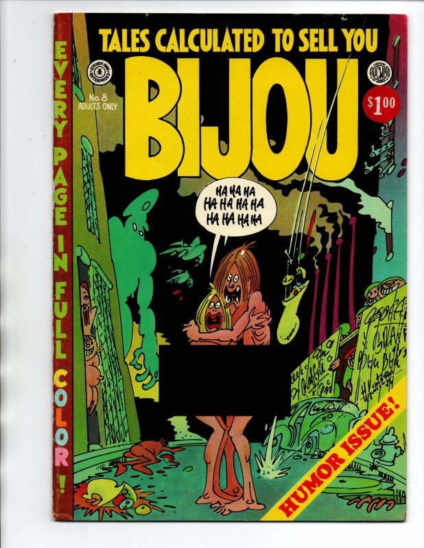 Bijou Funnies #8 - 2nd Print - Underground - Kitchen Sink - 1973 - VG