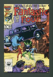 Fantastic Four #291  / 9.2 - 9.4 NM  /  June 1986