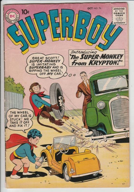 Superboy #76 (Oct-59) VG/FN+ Mid-Grade Superboy