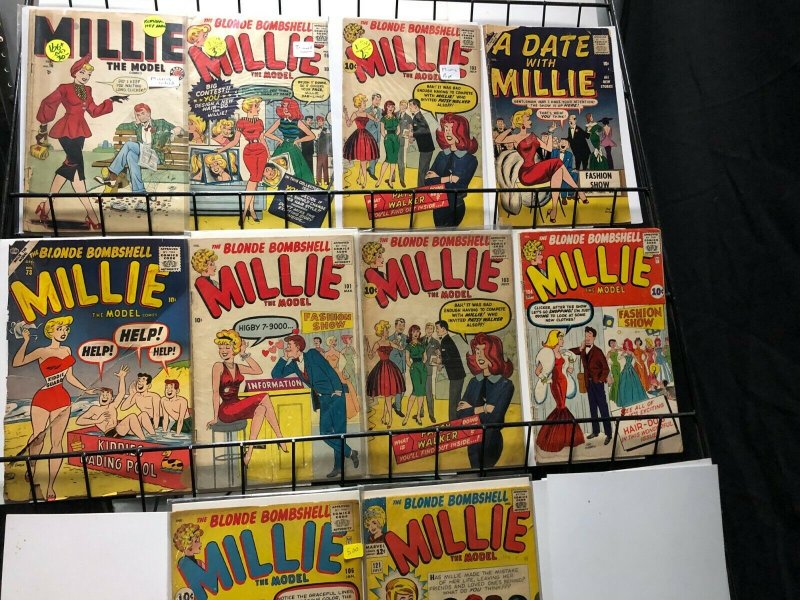 MILLIE THE MODEL 10 diff mostly 1956-1958 FR-G KURTZMAN, PATSY 