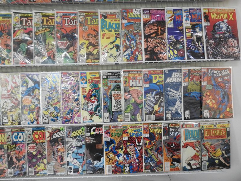 Huge Lot 140+ Comics W/Spider-Man, Tarzan, Weapon X+ Avg Fine/VF Condition!