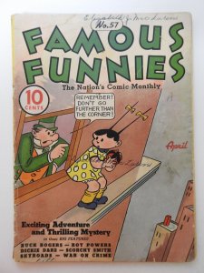 Famous Funnies #57 (1939) GVG Condition!!