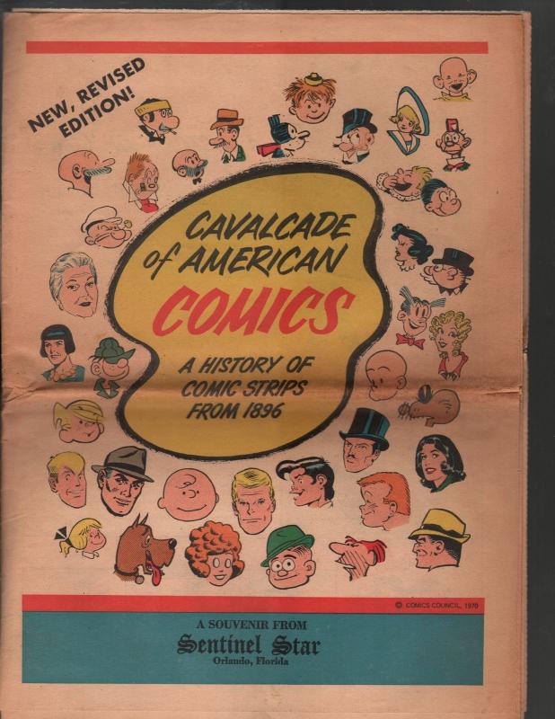 Cavalcade of American Comics New, Revised Edition 1970-from 1896 -Dick Tracy-VG