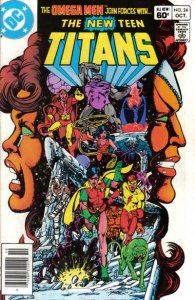 New Teen Titans, The (1st Series) #24 (Newsstand) FN ; DC | George Perez Omega M