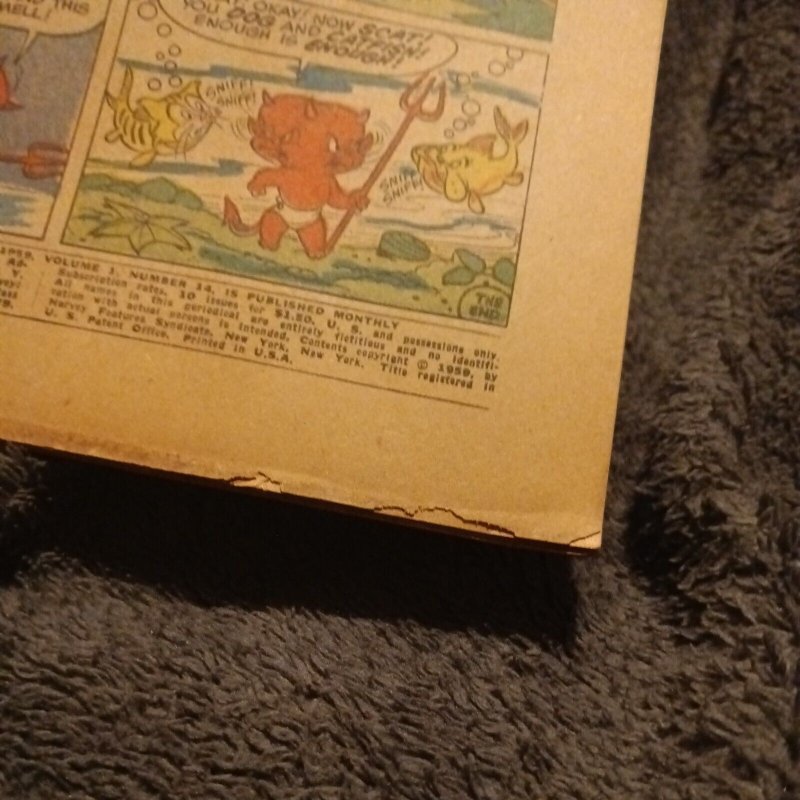 Hot Stuff The Little Devil Comics 14 Harvey 1959 Silver Age Cartoon Stumbo...
