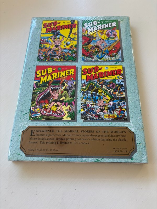Marvel Masterworks Vol # 128 Sub-Mariner Limited To 1073 SEALED Copy 1 J414