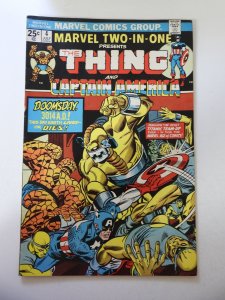 Marvel Two-in-One #4 (1974) VG Condition moisture stains MVS Intact