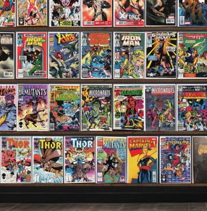 Huge Lot 140+ Comics with X-Men, Iron Man, The New Mutants, Thor & More!
