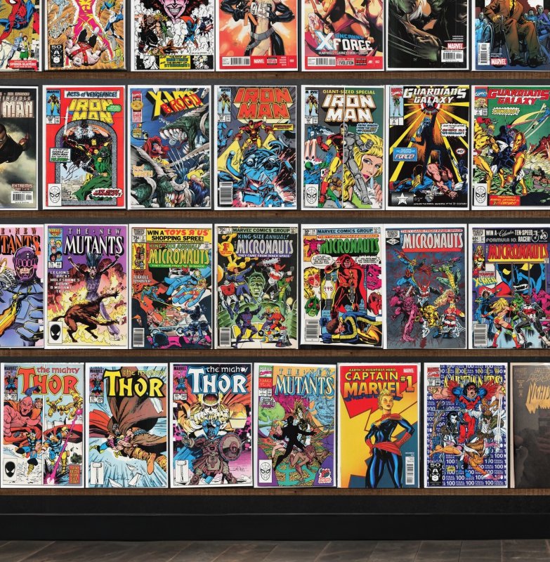 Huge Lot 140+ Comics with X-Men, Iron Man, The New Mutants, Thor & More!