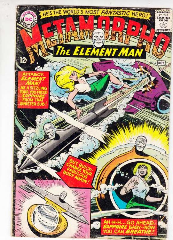 Metamorpho the Element Man #2 (Oct-65) VG/FN Mid-Grade Metamorpho, Simon Stag...