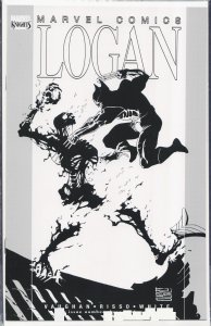 Logan #3 Black and White Cover (2008) Wolverine