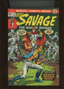 (1973) Doc Savage #3: BRONZE AGE! DEATH IN SILVER! (6.5/7.0)