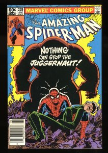 Amazing Spider-Man #229 VF/NM 9.0 Newsstand Variant Juggernaut!