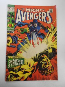 The Avengers #65 (1969) VG Condition indentations fc