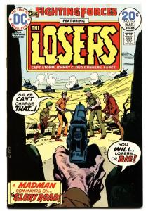 OUR FIGHTING FORCES #147 1974-DC-THE LOSERS-CAPT STORM-JOE KUBERT vf