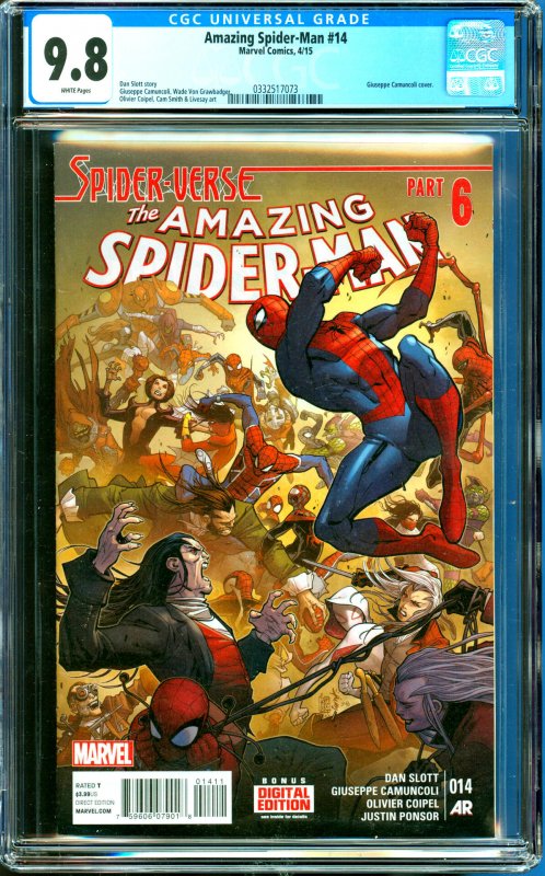 Amazing Spider-Man #14 CGC Graded 9.8