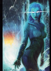 Citywide Destruction (2014) by Jeff Brennan. 11 x 17 3D Art Signed