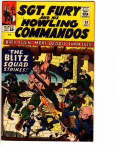 SERGEANT FURY 20 VG-F July 1965