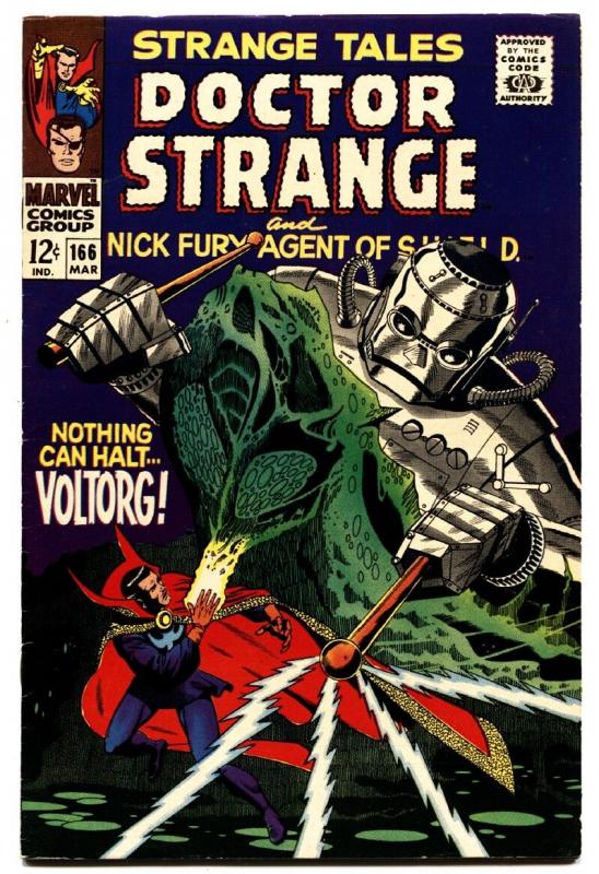 STRANGE TALES #166-DOCTOR STRANGE/NICK FURY-comic book