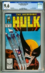 The Incredible Hulk #340 Direct Edition (1988) CGC 9.6! White Pages!
