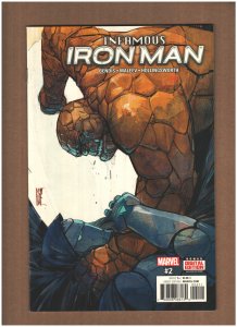 Infamous Iron Man #2 Marvel Comics 2017 DOCTOR DOOM VS. THE THING NM- 9.2